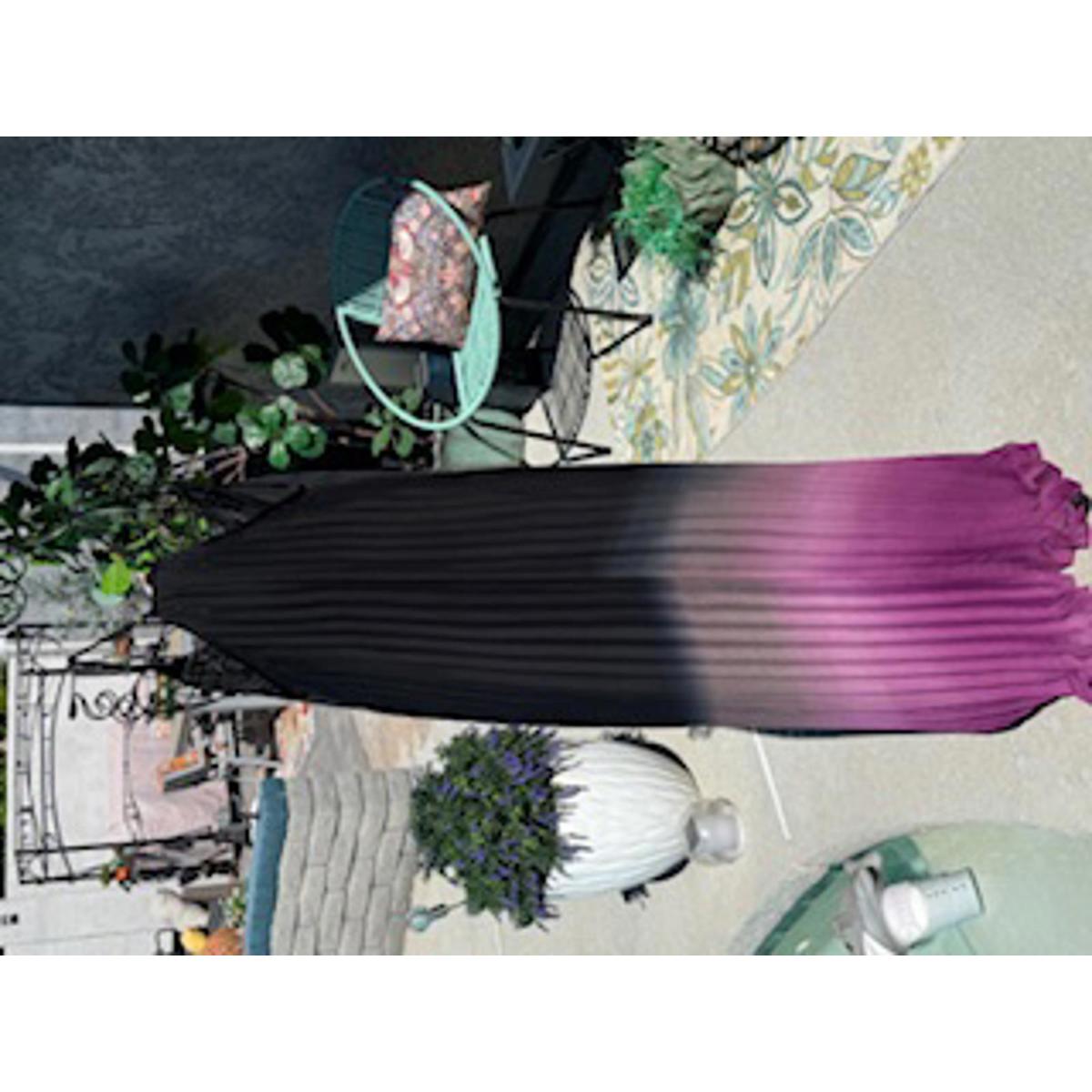 Bar 111 Black Purple Fade Maxi Dress , Size M